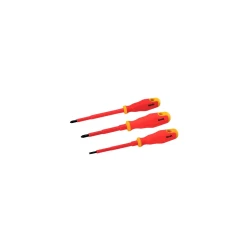 Ronix RH-2700 VDE Screwdriver Set, 3-Piece, Insulated, Phillips and Slotted