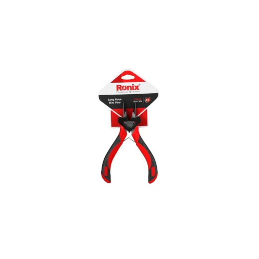 Ronix Mini Long Nose Pliers 4.5 Inch, Drop Forged Steel, TPR Grip Ronix Mini Long Nose Pliers 4.5 Inch, Drop Forged Steel, TPR Grip