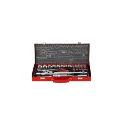 Ronix RH-2644 Socket Set 24 Piece Chrome Vanadium Steel with Metal Case