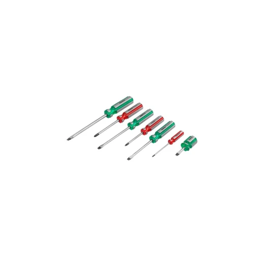 Ronix RH 2701 Screwdriver Set 7 Piece Slotted Phillips CR V Steel Professional Grade Precision Hand Tools Durable and Ergonomic Design Comfortable Grip For Various Screws Sizes Ronix RH 2701 Screwdriver Set 7 Piece Slotted Phillips CR V Steel Professional Grade Precision Hand Tools Durable and Ergonomic Design Comfortable Grip For Various Screws Sizes