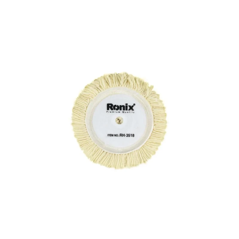 Ronix RH-3518 Wool Polishing Pad 180mm for Car Detailing, Paint Correction, and Buffing