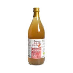 Autumn Secrets Organic White Grape Vinegar Unfiltered 1 Liter Italian Product Keto Friendly