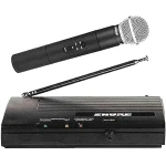Shure SH-200 Wireless Handheld Microphone System, Black, for Karaoke and Performances