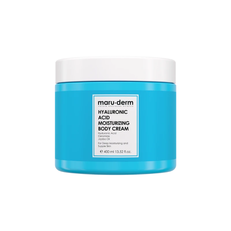 Maru.Derm Hyaluronic Acid Moisturizing Body Cream 400ml, Hydrating Skin Care - MaruDerm