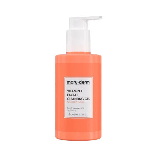 Maru.Derm Vitamin C Facial Cleansing Gel 200ml, Brightening Face Wash for All Skin Types Maru.Derm Vitamin C Facial Cleansing Gel 200ml, Brightening Face Wash for All Skin Types