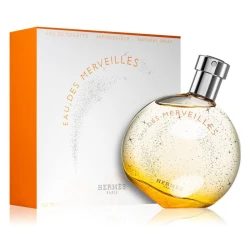 Hermes Eau Des Merveilles Women's 100ml EDT Perfume A Sparkling Blend of Violet, Cedar, and Amber An Iconic Fragrance for the Modern Woman