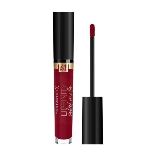 Max Factor Lipfinity Velvet Matte Lipstick 090 Red Allure Max Factor Lipfinity Velvet Matte Lipstick 090 Red Allure