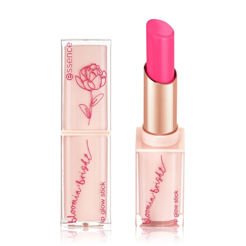 قلم تلوين الشفاه Essence Bloomin' Bright 01 Smilin' Bright 2.6 جم، ملمع شفاه مرطب