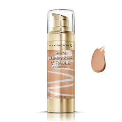 Max Factor Skin Luminizer Miracle Foundation Natural 50, Long-Lasting Coverage, 30ml