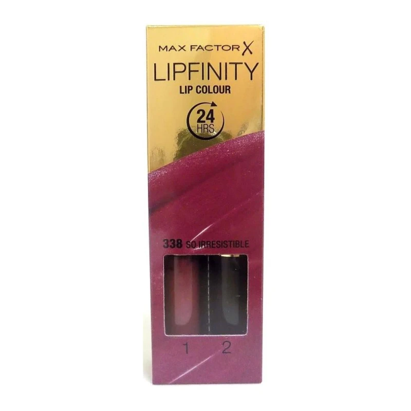 Max Factor Lipfinity Lip Colour 338 So Irresistible Long Lasting Lipstick
