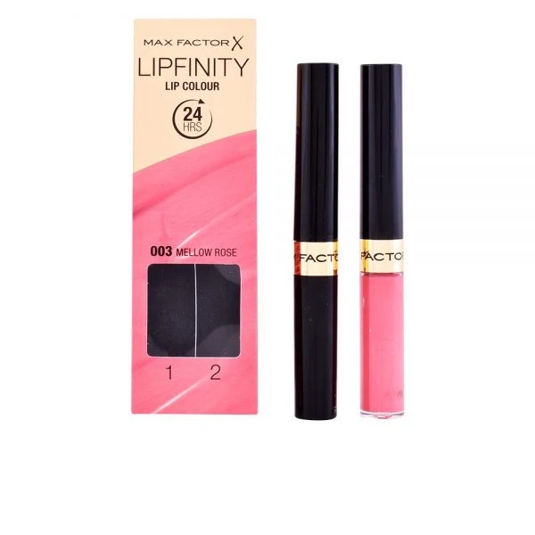 Max Factor Lipfinity Lip Colour 003 Mellow Rose Long Lasting Lip Gloss