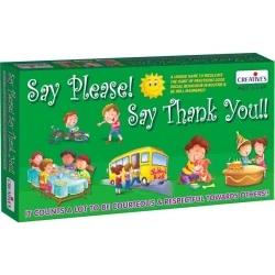 Say Please Say Thank You Game Encourages Manners and Good Behavior for Kids