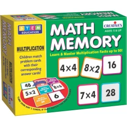 Creative's Math Memory Multiplication Educational Game for Kids, Ages 5+, Problem Solving