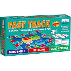 Fast Track Language Game for Kids, Develop Vocabulary, Reading Skills, Ages 7+
