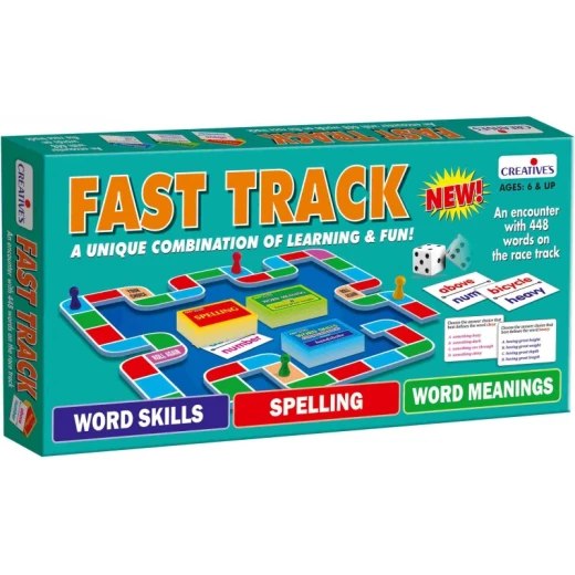 Fast Track Language Game for Kids, Develop Vocabulary, Reading Skills, Ages 7+ Fast Track Language Game for Kids, Develop Vocabulary, Reading Skills, Ages 7+