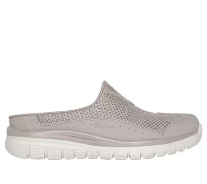 Graceful Women's Taupe Comfort Shoes with Memory Foam Insole, Machine Washable, Shock Absorbing, Lightweight Flexible Outsole, Vegan Friendly, Size 37.5 - Skechers - Image 2