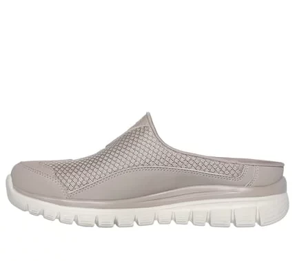 Graceful Women's Taupe Comfort Shoes with Memory Foam Insole, Machine Washable, Shock Absorbing, Lightweight Flexible Outsole, Vegan Friendly, Size 37.5 - Skechers - Image 5