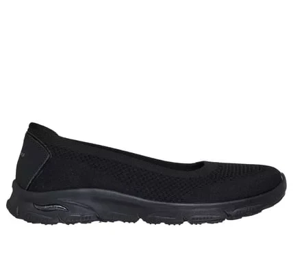 Skechers Women's Arch Fit Sunny Zen Walk Laceless Athletic Shoes in Black, Featuring Removable Arch Fit Insole for All Day Comfort, Available in Size 37.5 - Skechers - Image 2