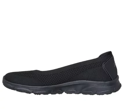 Skechers Arch Fit Sunny Zen Walk Women's Laceless Comfort Sneakers Featuring Stretch Fit Knit Upper and Removable Arch Fit Insole in Black, Size 38 for Optimal Support and Style - Skechers - Image 5