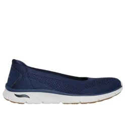 Skechers Arch Fit Sunny Zen Walk Women's Navy Slip On Sneakers 37