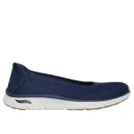 Skechers Arch Fit Sunny Zen Walk Women's Navy Slip On Sneakers Size 39 - Skechers