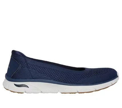 Skechers Arch Fit Sunny Zen Walk Women's Navy Slip On Sneakers Size 39