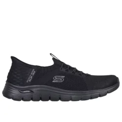 Skechers Arch Fit Vista Women's Slip On Sneakers Black Size 37