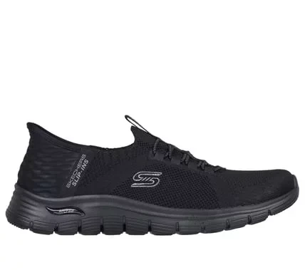 Skechers Arch Fit Vista Women's Slip On Sneakers Black Size 37 - Skechers - Image 2
