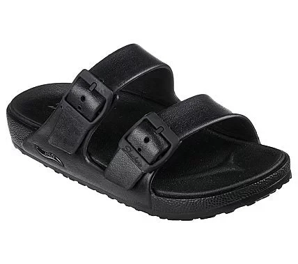 Skechers Women's Arch Fit Cali Breeze 2.0 Slide Sandals with Luxe Foam Cushioning and Adjustable Buckle Straps, Size 39, Black - Skechers - Image 4