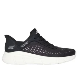 حذاء رياضي نسائي من سكيتشرز BOBS Sport B Flex أسود مقاس 37 يتميز بنعل داخلي من إسفنج ميموري فوم لراحة فائقة وتصميم رياضي أنيق مثالي للأنماط الحياتية النشطة، متوفر الآن!