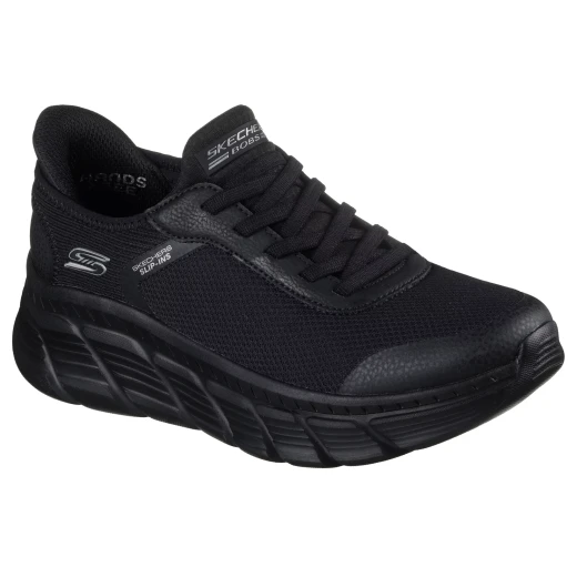 Skechers BOBS Sport B Flex Hi Women's Athletic Fashion Sneakers Black Engineered Knit Upper with Memory Foam Insole Size 37 Lace Up Comfortable - Skechers - Image 6