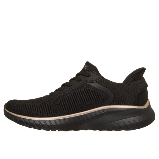 Skechers Hands Free Slip ins BOBS Sport Squad Chaos Current Muse Women's Running Shoe with Memory Foam Insole Vegan Design Black Size 40 - Skechers - Image 6