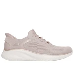 Skechers Women's BOBS Sport Squad Chaos Running Shoe with Hands Free Slip-ins Technology, Memory Foam Insole, Vegan Design, and Heel Pillow Support - Size 36 Natural - Skechers