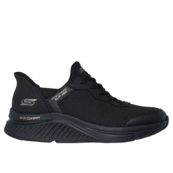 Skechers BOBS Arch Comfort B Sweet Women's Slip On Sneakers Black Mesh Synthetic Upper Memory Foam Insole Arch Comfort Cushioning Size 37.5. Hands Free Design
