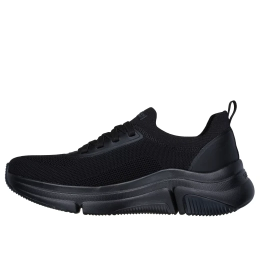 Skechers BOBS Sport Sparrow Flex Athletic Shoes for Men, Black Engineered Knit Upper, Memory Foam Insole, Fixed Stretch Laces, Size 40, Comfortable and Stylish Vegan Design - Skechers - Image 4