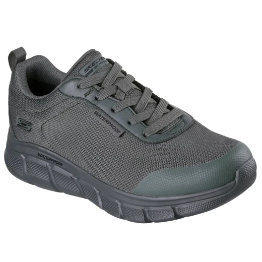 Skechers BOBS Sport B Flex Icy Edge Men's Running Shoes Olive 41 Stylish Mesh Upper Memory Foam Insole Shock Absorption Flexible Outsole Comfortable Athletic Footwear for Men - Skechers - Image 3