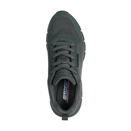Skechers BOBS Sport B Flex Icy Edge Men's Running Shoes Olive 41 Stylish Mesh Upper Memory Foam Insole Shock Absorption Flexible Outsole Comfortable Athletic Footwear for Men - Skechers - Image 4
