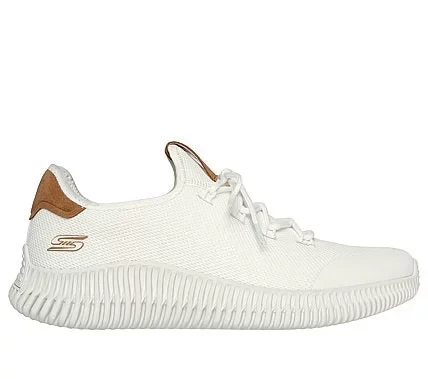 Skechers BOBS Sport Geo City Dapper Men's Vegan Lace Up Sneakers Engineered Knit Upper Faux Suede Trim Memory Foam Insole Off White Size 46 Stylish and Comfortable Skechers BOBS Sport Geo City Dapper Men's Vegan Lace Up Sneakers Engineered Knit Upper Faux Suede Trim Memory Foam Insole Off White Size 46 Stylish and Comfortable