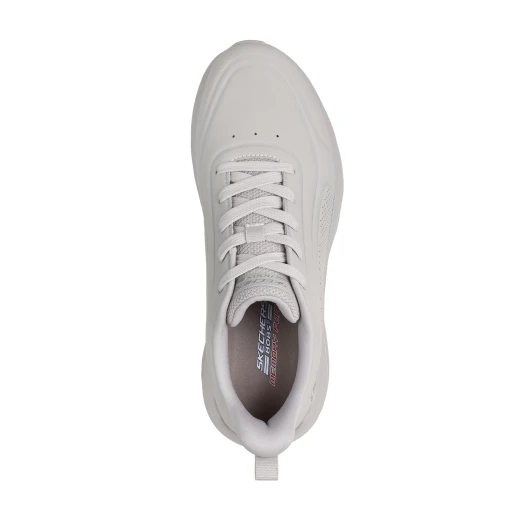 Skechers BOBS Sport Squad Waves Men's Athletic Lace Up Shoes with Memory Foam Insole. Off White Textile Upper, Embossed Details. Comfortable and Stylish Fit. Size 45. - Skechers - Image 5