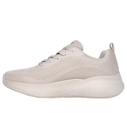 Skechers BOBS Infinity Men's Athletic Sneakers Taupe Size 45 Lace Up Knit Upper Memory Foam Insole Comfortable Stylish Footwear for Men Everyday Wear 118250 DKGY - Skechers - Image 4