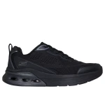 Skechers BOBS Sport Arc Waves 2.0 Men's Athletic Shoes Black Size 40 with Memory Foam Insole and Glide Step Midsole for Ultimate Comfort and Support. Lace Up Design. - Skechers