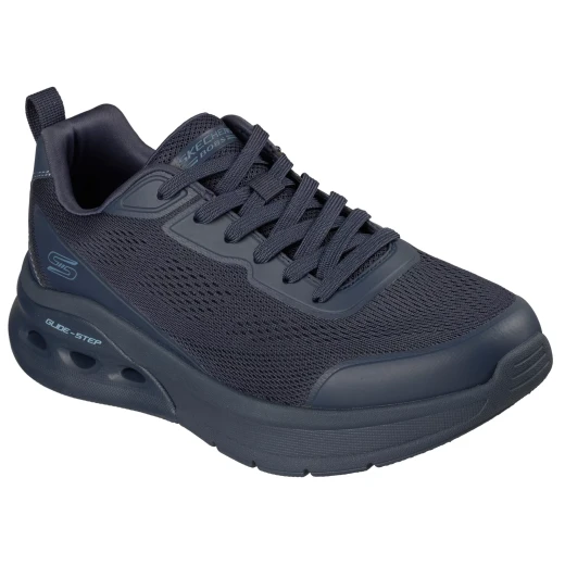 Skechers BOBS Sport Arc Waves 2.0 Men's Athletic Shoes Navy 43 with Engineered Mesh Upper, Memory Foam Insole, and Glide-Step Geometric Midsole for Comfortable Sporty Lace-up Style - Skechers - Image 4
