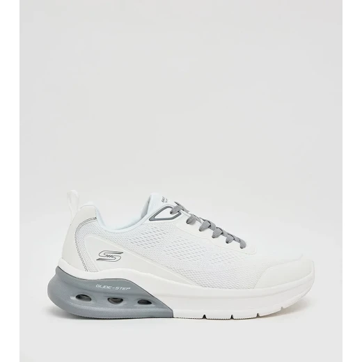 حذاء رياضي رجالي من سكيتشرز BOBS Sport Arc Waves 2.0 برباط مع نعل داخلي من إسفنج ميموري وفوم، أبيض، مقاس 46 - سكيتشرز - Image 2
