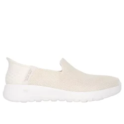 Skechers Women's Go Walk Joy Vela Slip-ins Athletic Shoes with Air-Cooled Memory Foam Insole. Easy Fit, Stretch Knit Upper, Heel Pillow, Laceless Design. Off White 39