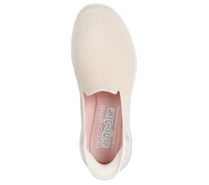 Skechers Women's GO WALK Joy Vela Slip-ins Off White 40 Sneakers with Stretch Fit Mesh Knit Upper, Air-Cooled Memory Foam Insole, and 5-GEN Cushioning for Ultimate Comfort - Skechers - Image 4