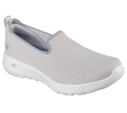 Skechers Women's GO WALK Joy Joselin Taupe Walking Shoes Size 37.5 with StretchFit Breathable Knit Upper, Air Cooled Goga Mat Insole, and 5GEN Cushioned Midsole for All Day Comfort - Skechers - Image 3