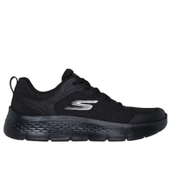 Skechers Women's Go Walk Flex Caley Walking Shoes Black 38 Featuring Air Cooled Goga Mat and Ultra Go Cushioning