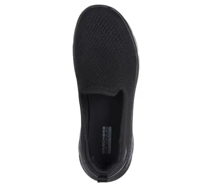Skechers Women's GO WALK Flex Athletic Sneakers Black 37 Featuring Air Cooled Goga Mat Insole Ultra Go Cushioning Engineered Mesh Upper Vegan Design Ideal for Daily Walking Comfort - Skechers - Image 7