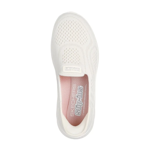 Skechers Women's GO WALK Flex Yael Slip Ins Athletic Walking Shoes Off White 39 Featuring Hands Free Design, Air Cooled Memory Foam, and Lightweight ULTRA GO Cushioning - Skechers - Image 3