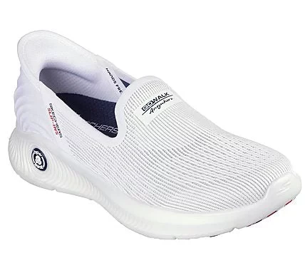 Skechers Women's Slip-ins GO WALK Anywhere Telyn Walking Shoes with Arch Fit Technology and Goodyear Outsole White Size 40 - Skechers - Image 3